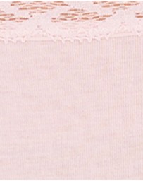 Natori - Bliss Lace Trim Pima Cotton Hipster Girl Brief