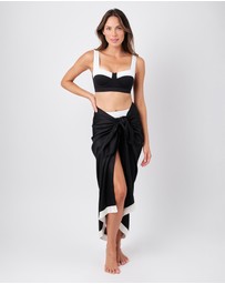 UNE PIECE - Textured Original Bustier Balconette Bralette Bikini Top