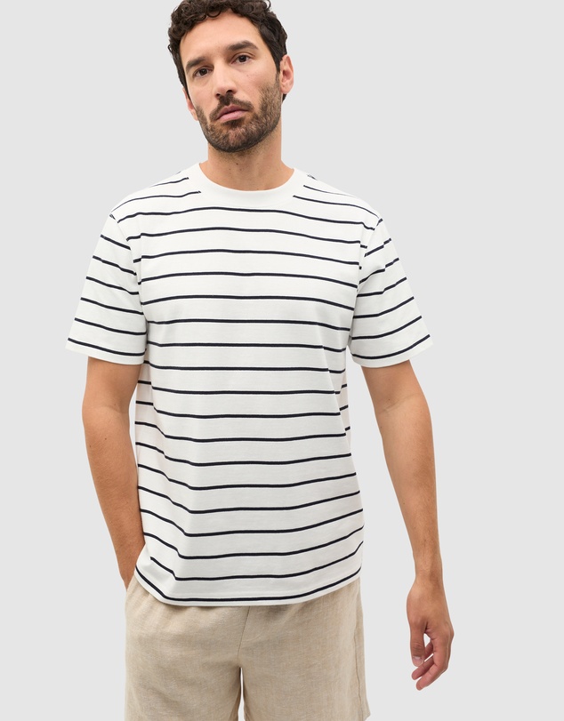 Seed Heritage - Crew Stripe Tee