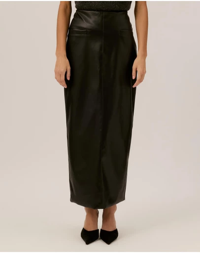 Tussah - Cameron Leather Look Skirt