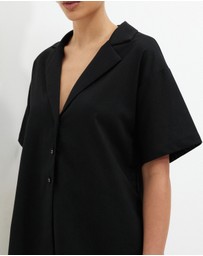 Calli - Karina Oversized Collared Shirt