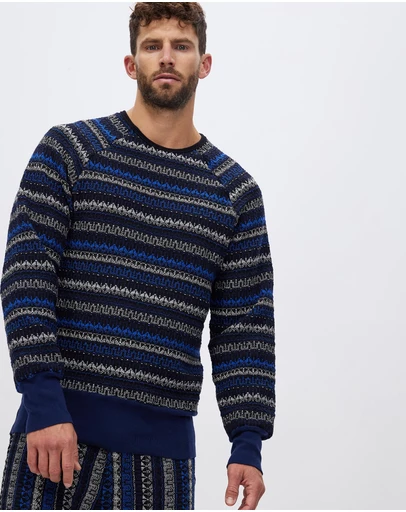 Surrounded By Ghosts - The Sonolite Embroided Knit Sweatshirt