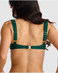 Vacay Swimwear - Rhodes Top Emerald