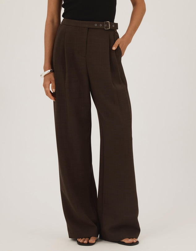 Atmos&Here - Ella Tailored Belted Pants