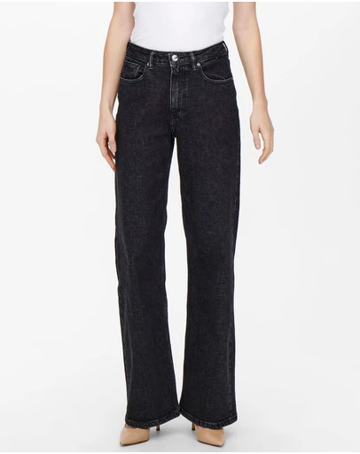 ONLY - Juicy High Waisted Wide Leg Jeans