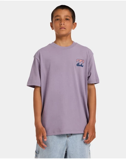 Billabong - Boys 8 to 16 Crayon Wave T-Shirt
