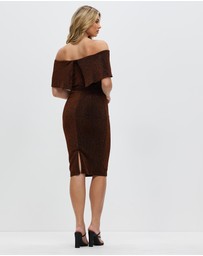 Romance by Honey and Beau - Gemma Off The Shoulder Dress
