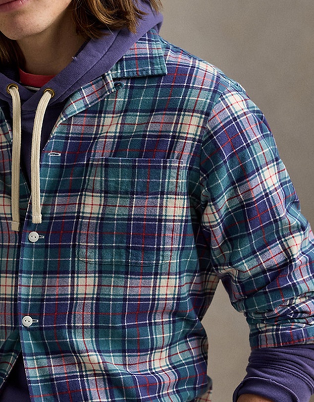 Polo Ralph Lauren - Classic Fit Plaid Flannel Camp Shirt