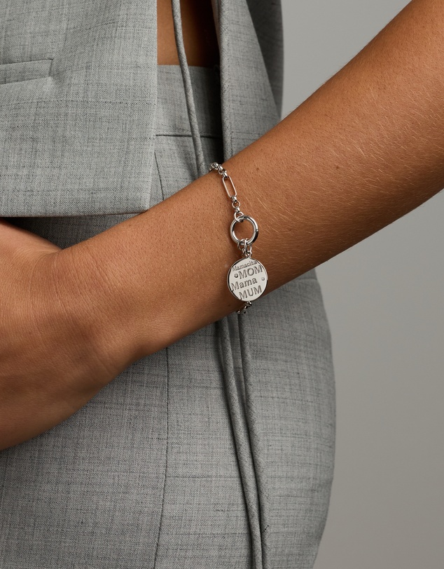 Michael Hill - Mum Circle Cubic Zirconia Pendant in Sterling Silver