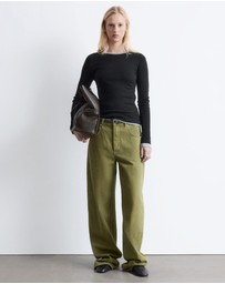 & Other Stories - Ribbed LS Top
