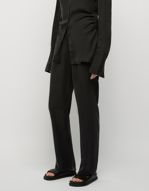FRIEND of AUDREY - Perle 100% Cupro Straight Trouser