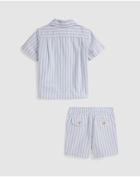 Polo Ralph Lauren - Oxford Shirt & Polo Prepster Short Set - ICONIC EXCLUSIVE - Babies