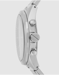 Armani Exchange - Silver-Tone Chronograph Watch