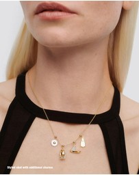 PDPAOLA - Charm Necklace Boat Charm