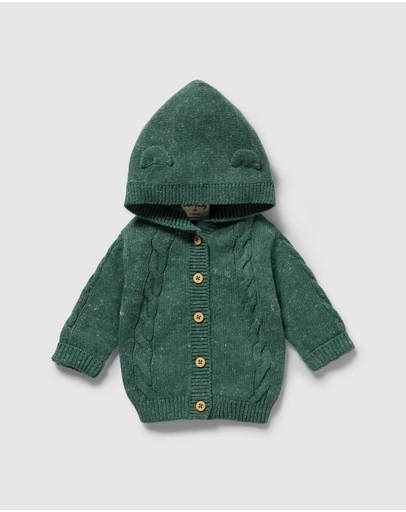 Wilson & Frenchy - Organic Knitted Cable Jacket - Babies