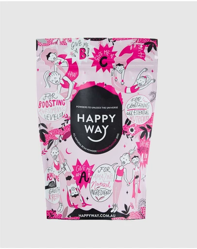 Happy Way - Raspberry BCAA Powder