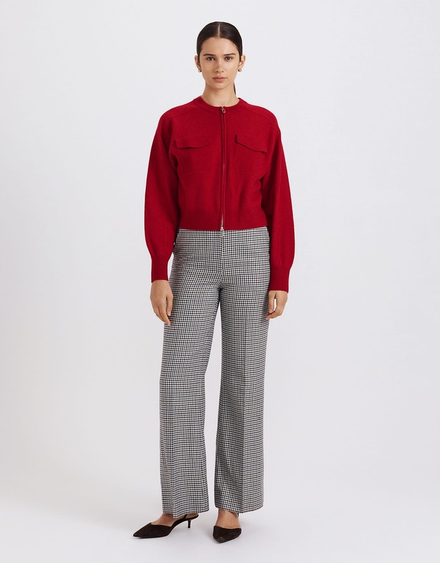 SABA - Amaya Boiled Wool Bomber