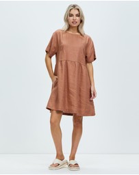 White By FTL - Zavi Linen Dress