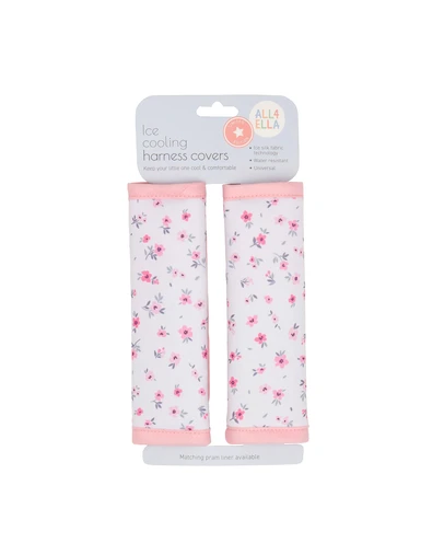 All 4 Ella - Ice Cooling Harness Covers Pink Petals