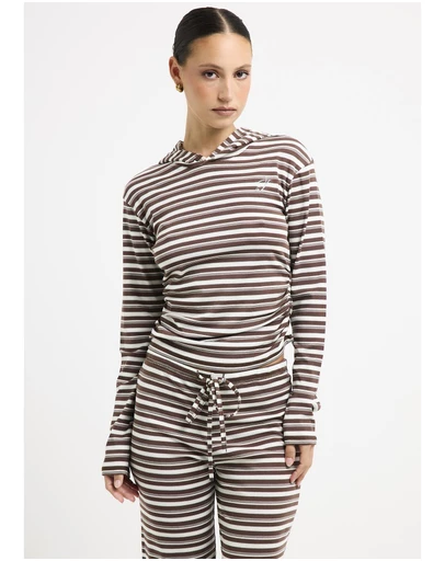 Insight - Axelle Stripe Hooded Top