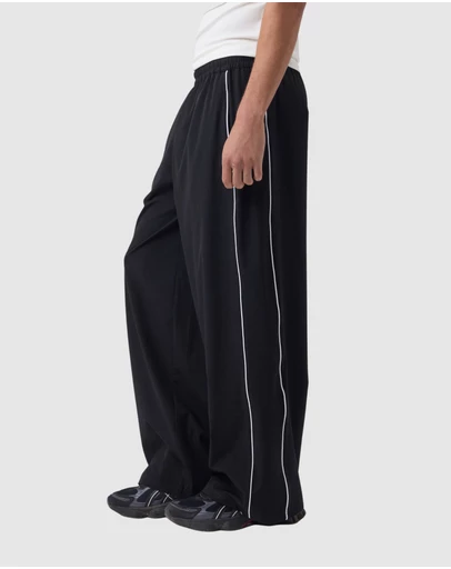 Zanerobe - Piping Track Pant Black