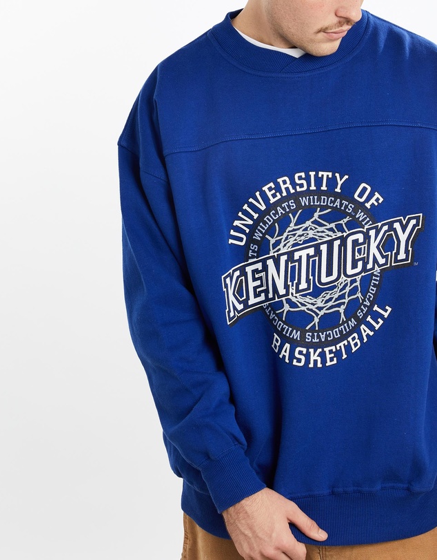 Vintage by The Real Deal - Pre Loved - Vintage NCAA University of Kentucky Wildcats Basketball Sweatshirt