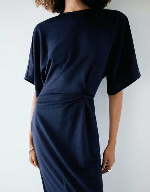 M.N.G - Knit Dress with Knot Detail