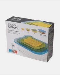 Joseph Joseph - Nest™ Glass 4-piece Food Storage Set (Multicolour)