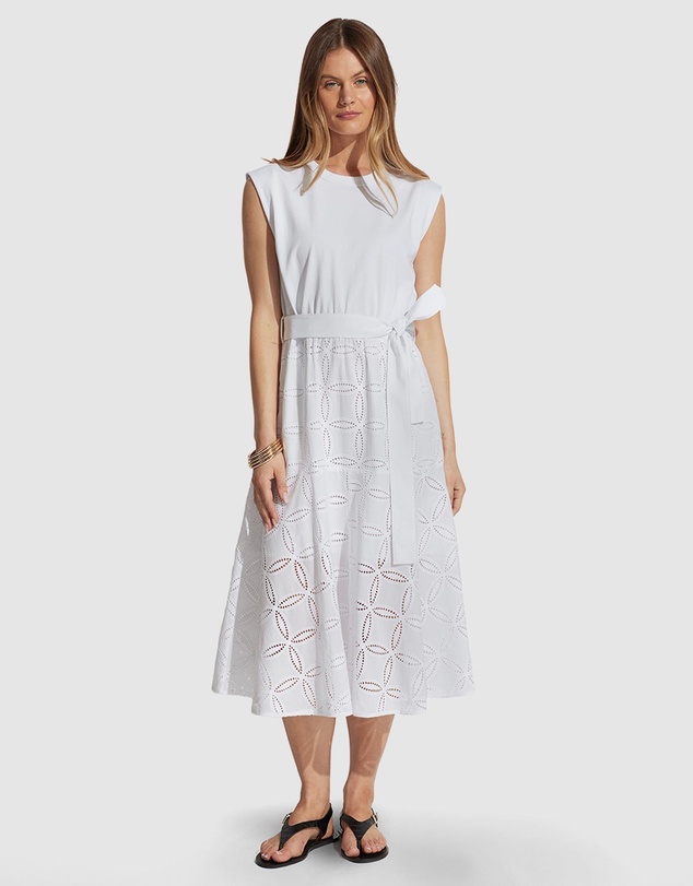Decjuba - Eden Broderie Midi Dress