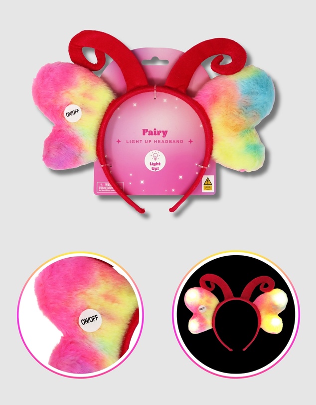 Pink Poppy - Light-Up Fairy Accessories Bundle