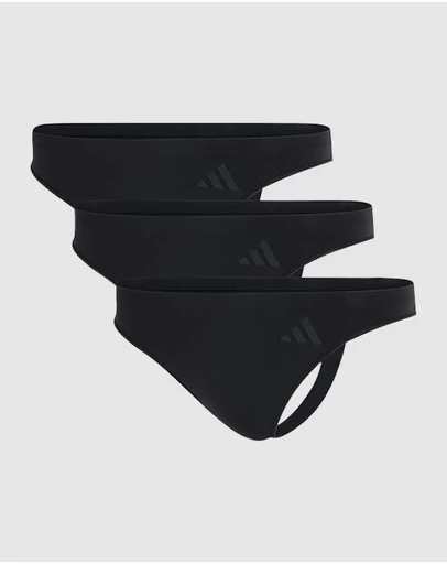 adidas Sportswear - 3 Pack Active Seamless Thong Underwear