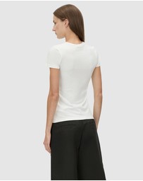 C&M CAMILLA AND MARC - Suvero Slim Fit Logo Tee