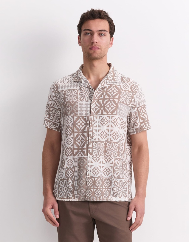 Sportscraft - Casper Short Sleeve Print Shirt