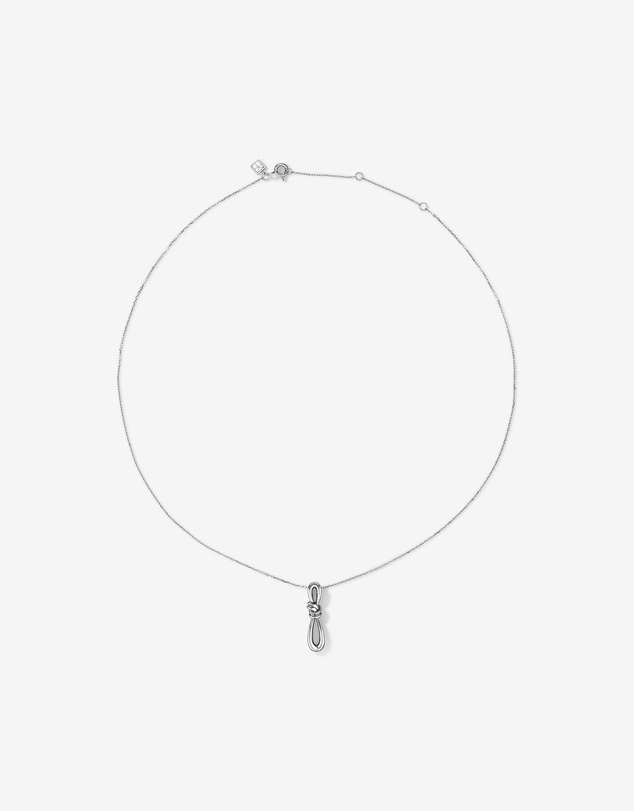 Michael Hill - Vertical Sliding Knot Pendant Necklace in Sterling Silver