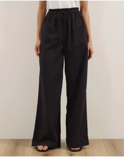 Atmos&Here - Jemma Relaxed Linen Blend Pants