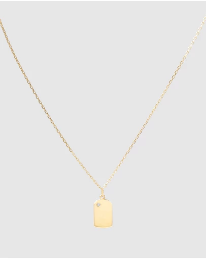 Luna Rae - Solid Gold - Diamond Luminous Necklace
