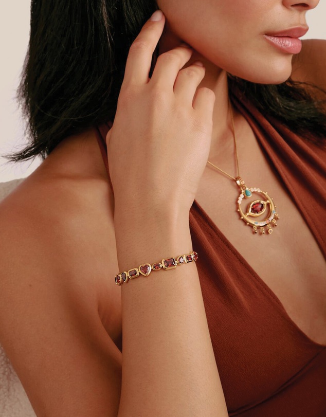 THOMAS SABO - THOMAS SABO Elyndra Bracelet with Red Zirconia