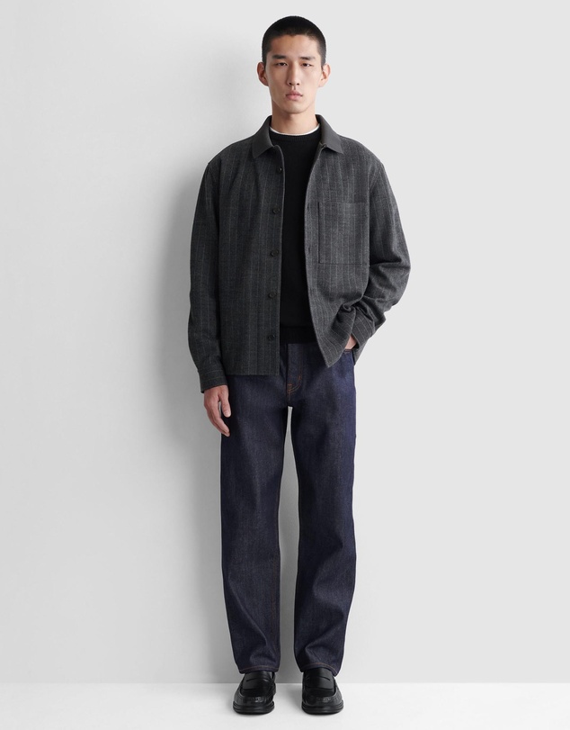 COS - Relaxed Pinstriped Wool-Blend Shirt