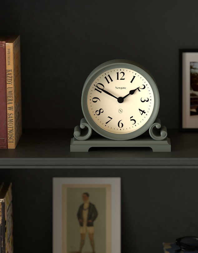 Newgate - Newgate Divisadero Mantel Clock-Asparagus Green