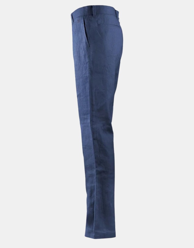 Henry Bucks - HENRY Linen Tailored Chino NAVY