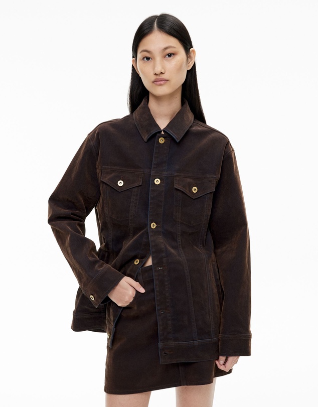 Witchery - Flocked Denim Jacket