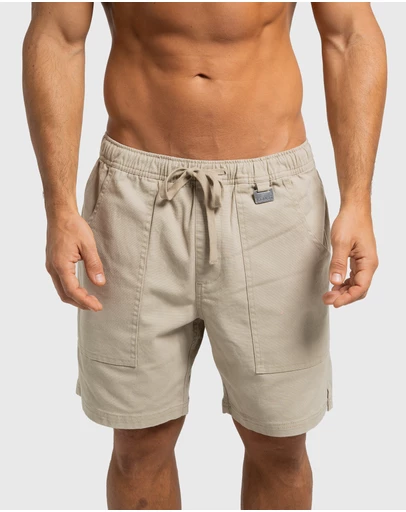 Coast Clothing - Biarritz Canvas Shorts - Natural