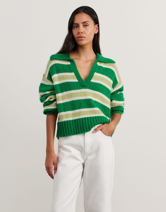 Jag - Lily Collared Knit