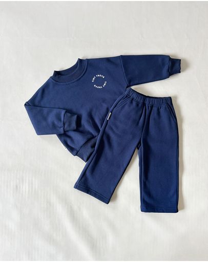Navy & White