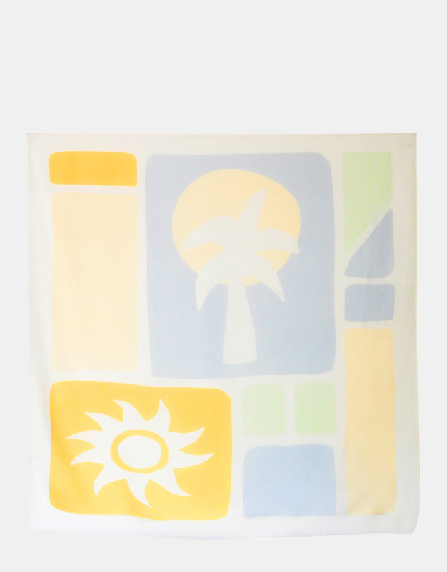 Morgan & Taylor - Sunrise Large Scarf in Orange, Yellow and Blue