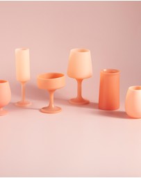 porter green - mecc | silicone unbreakable cocktail glasses