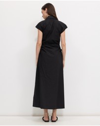 Calli - Luna Cap Sleeve Midi Dress