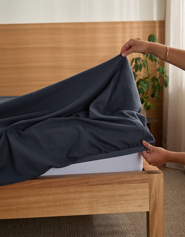 Sheet Society - Frankie Flannelette Cot Fitted Sheet