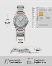 Armani Exchange - Silver Chronograph Watch