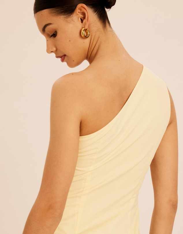 AERE - Shyla Cotton Tuck Detail Mini Dress